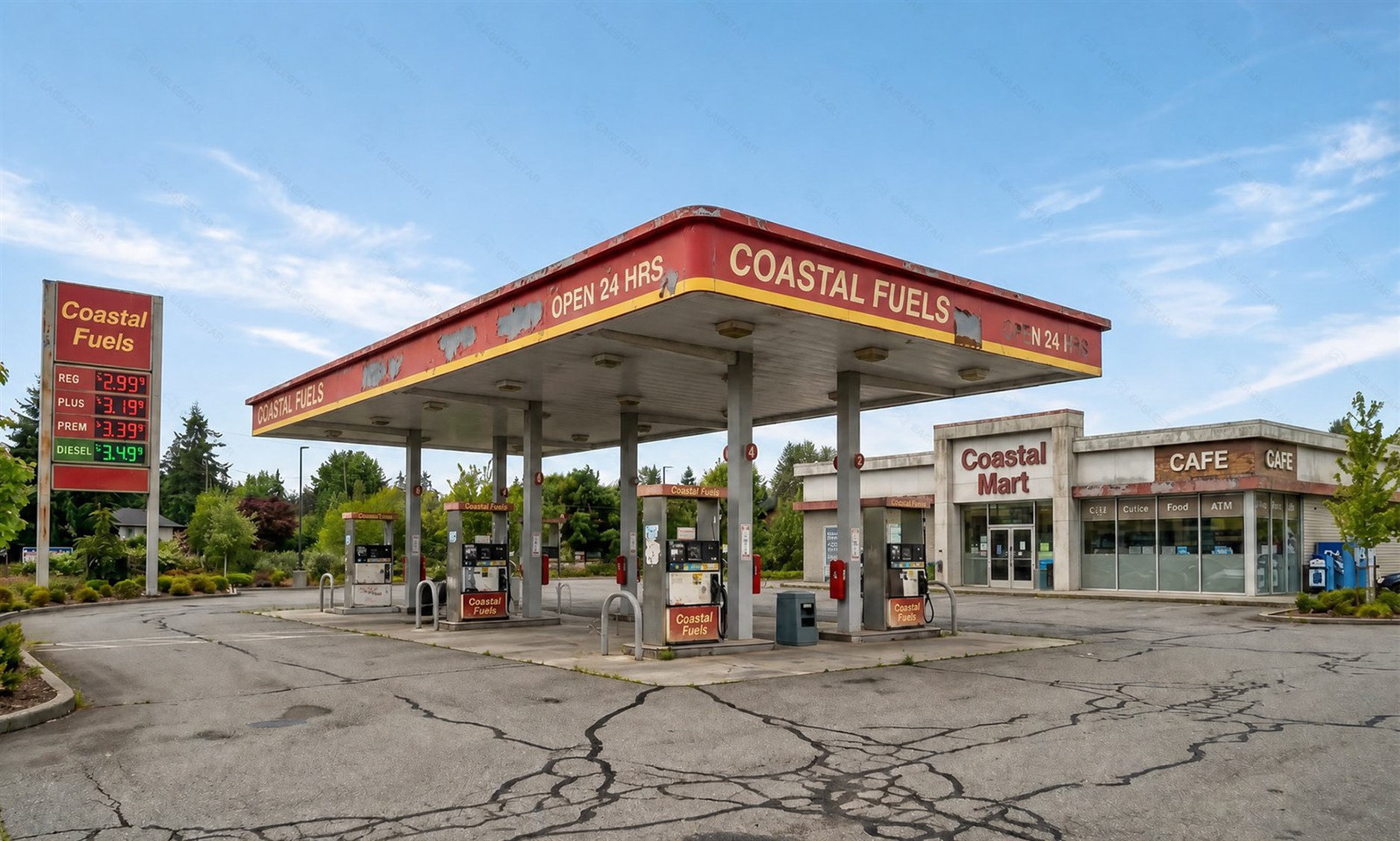 Conventional Gas Station Conventional Gas Station