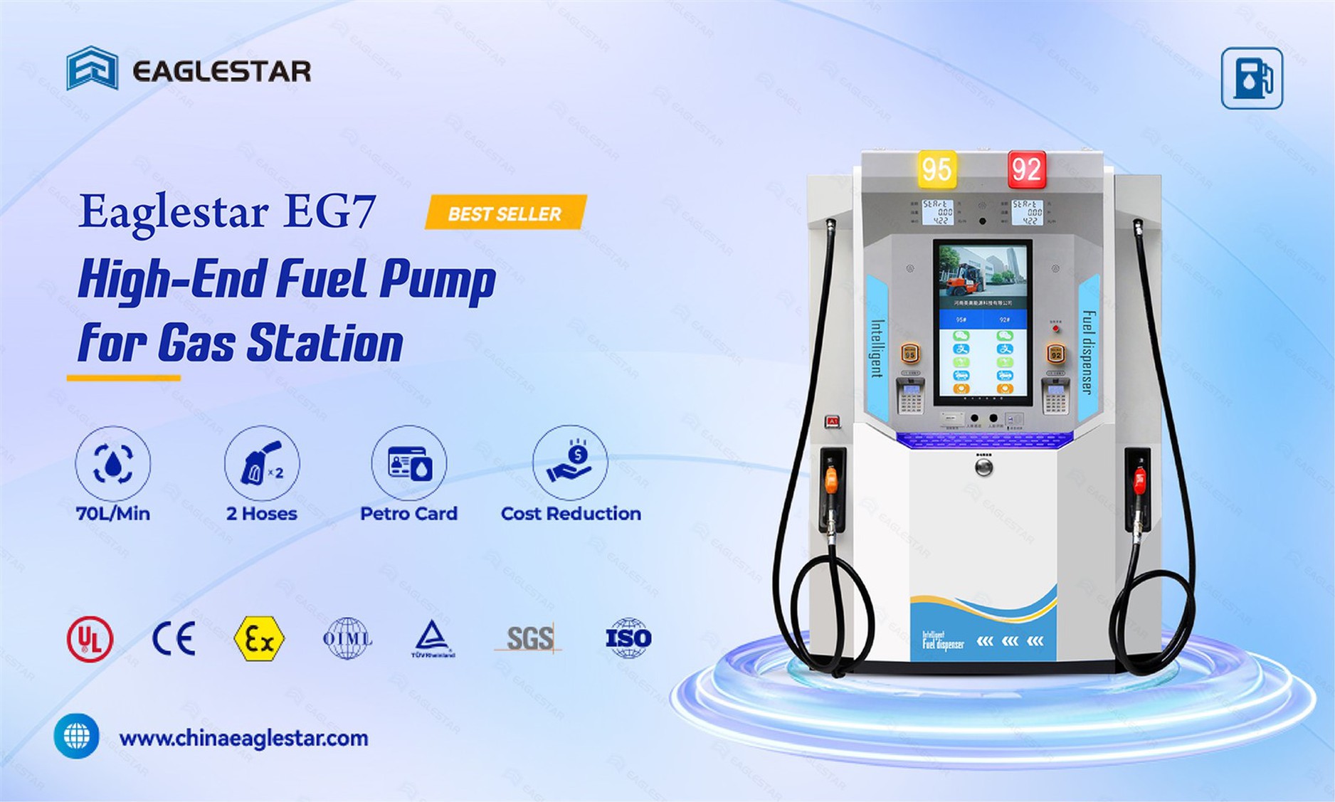 Eaglestar EG7 High-End Fuel Pump for Gas Station Eaglestar EG7 High-End Fuel Pump for Gas Station