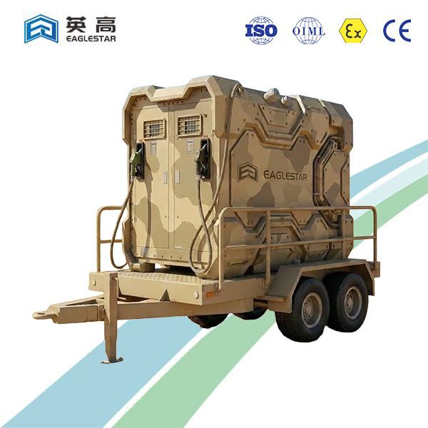 Skid-Mounted Mobile Fuel Station With Trailer Skid-Mounted Mobile Fuel Station With Trailer